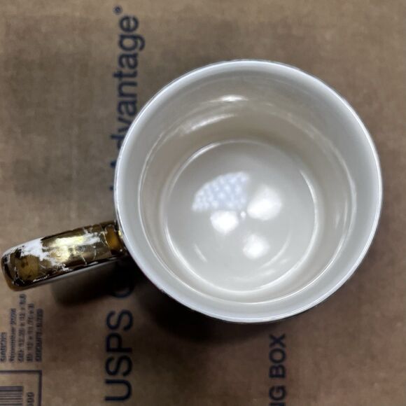 Rifle Paper Co x Anthropologie Monogram Floral Mug Letter A - Picture 10 of 12